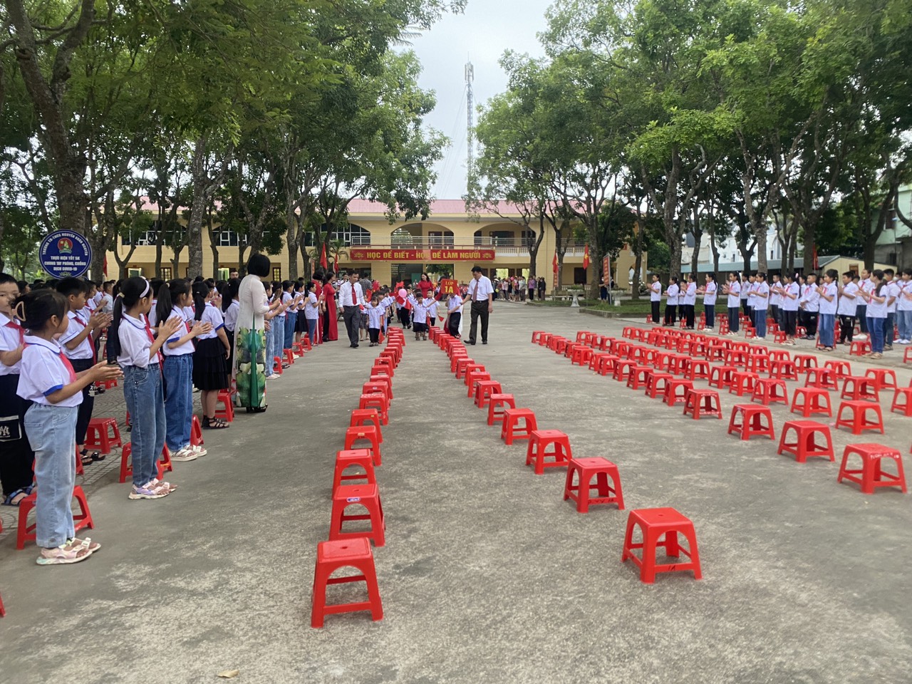 Xã Quảng Giao tưng bừng ngày khai giảng năm học mới 2023 -2024 tại 2 nhà trường